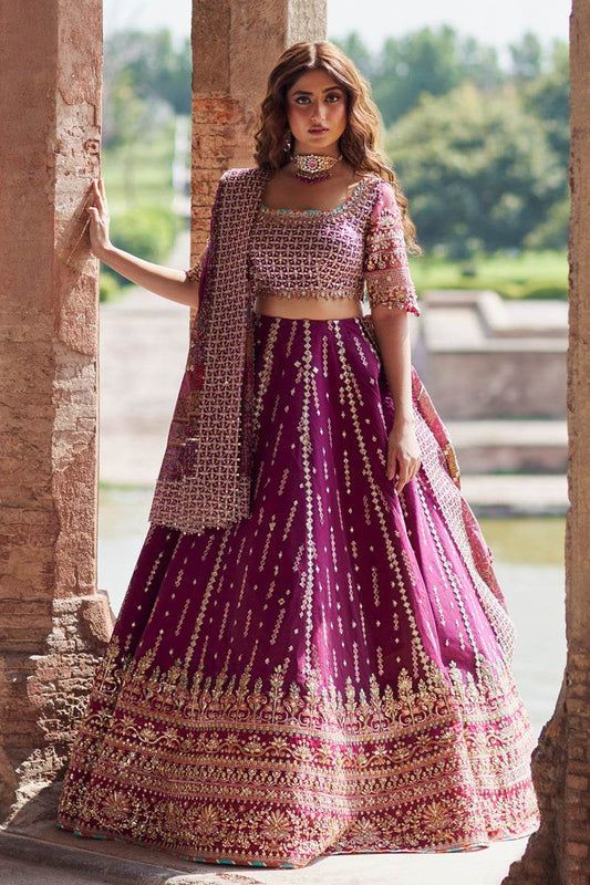 Qalamkar Sadmani Luxury Formals Unstitched 3pcs - Jotey