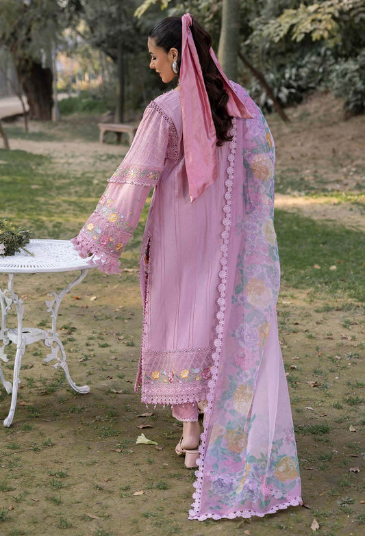 Adans Libas Gull Rukh Unstitched Lawn 3 Piece - Jotey