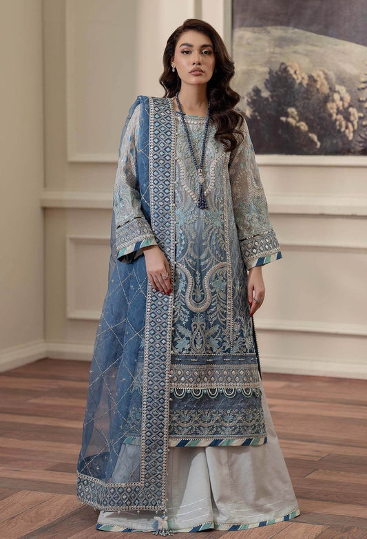 Adan's Libas Traditional Essence Unstitched Semi Formals 3pcs - Jotey
