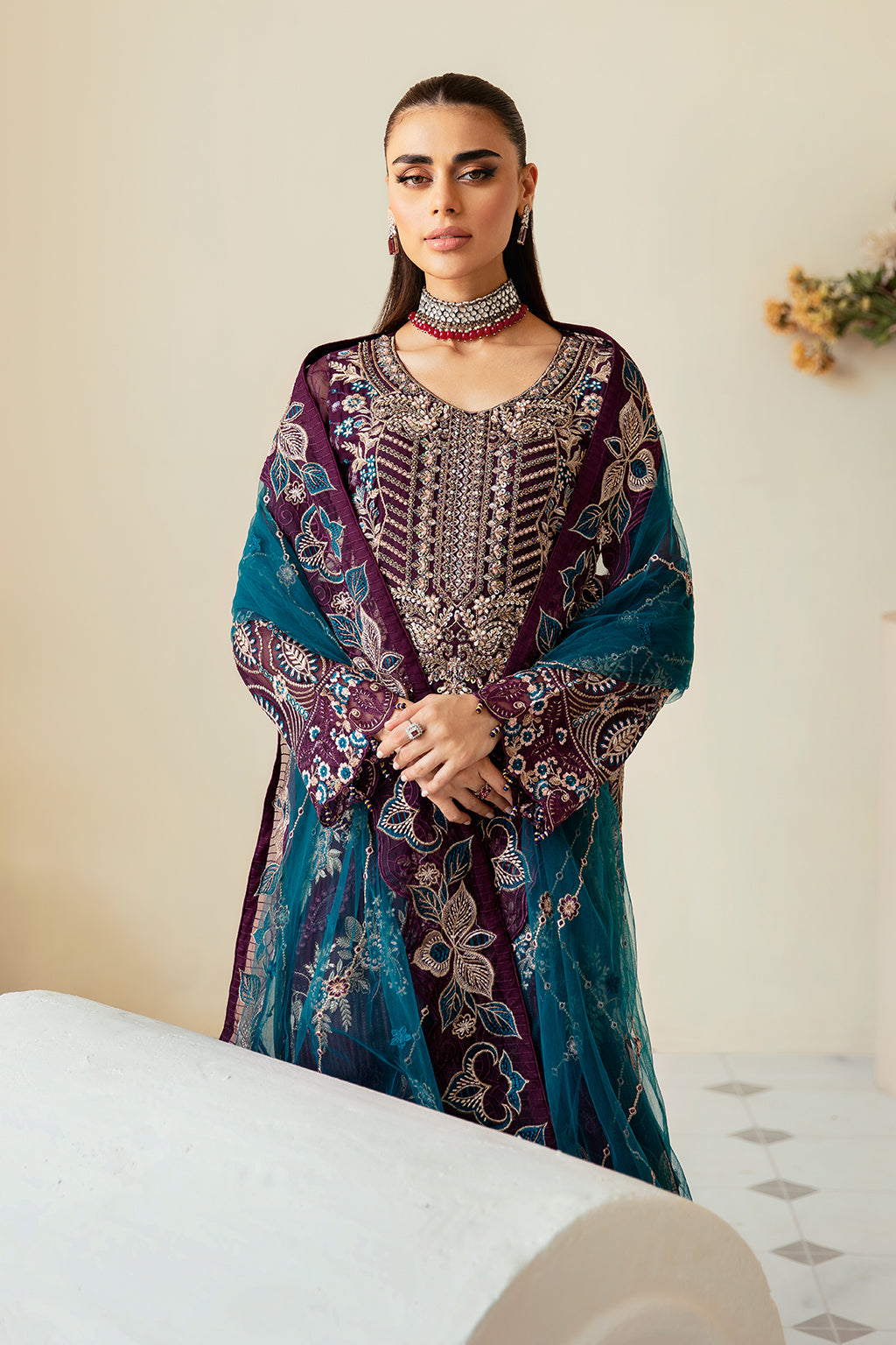 Ramsha Dastoor Chiffon Vol-01 Unstitched 3pcs