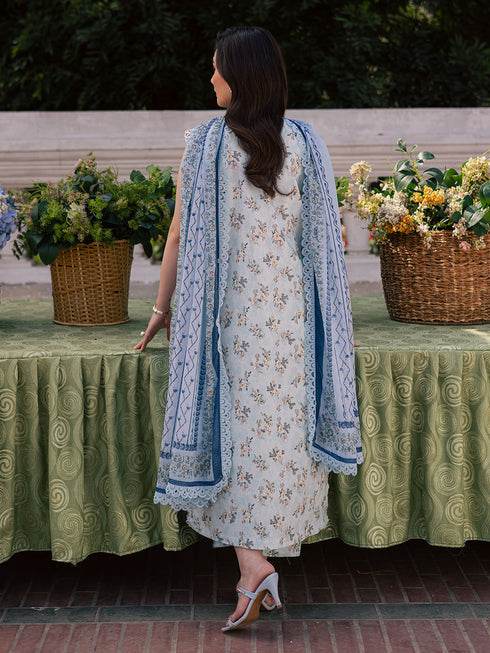 Ivy Bloom Printkari By Parishay Primium Printed Lawn Unstitched 3pcs - Jotey