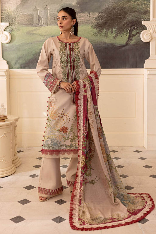 Jade Urbane Embroidered Lawn 3pcs - Jotey