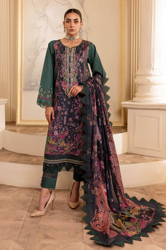 Jade Urbane Embroidered Lawn 3pcs - Jotey