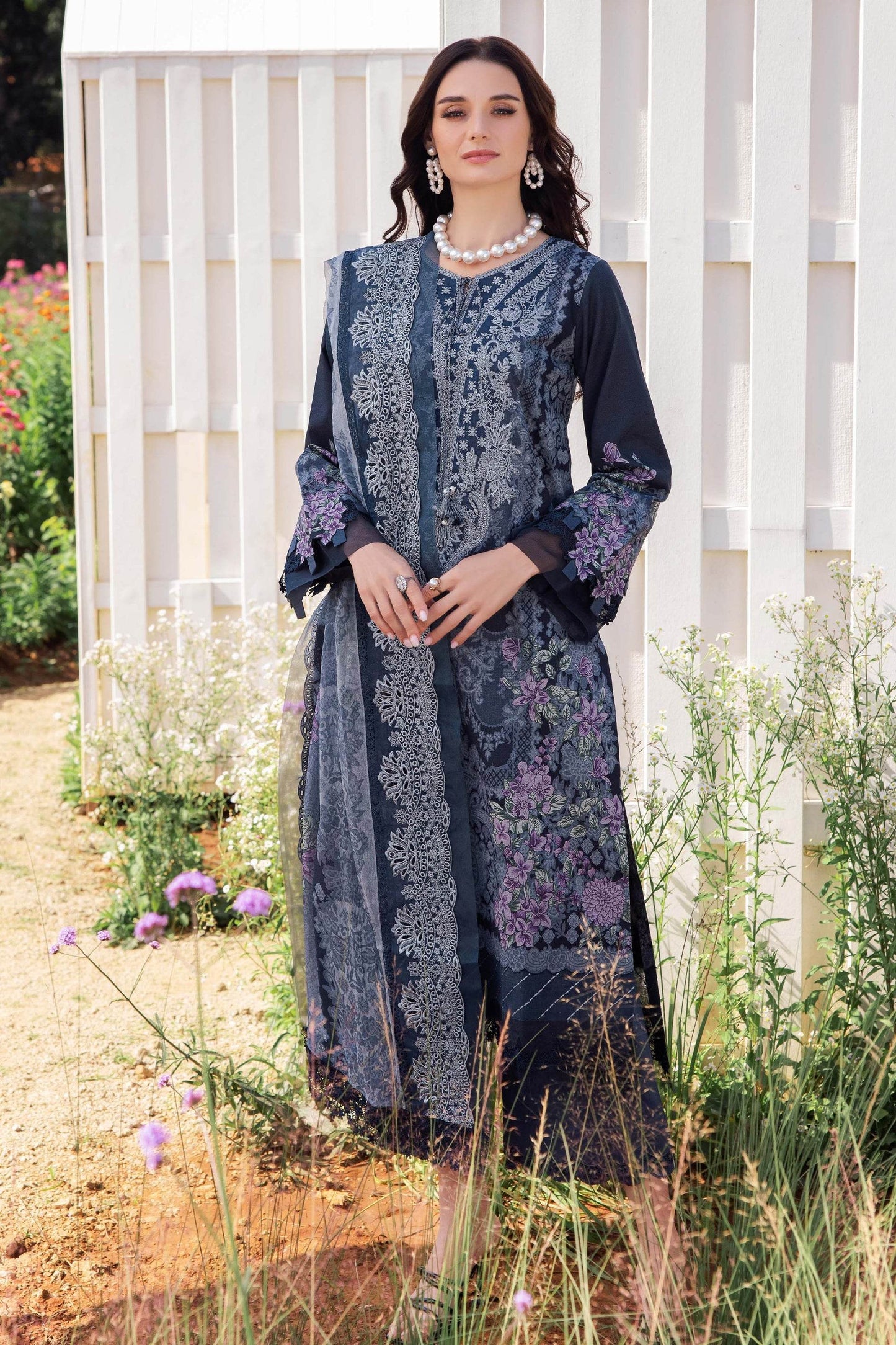 Jade Needle Wonder Lawn'25 Unstitched 3pcs - Jotey