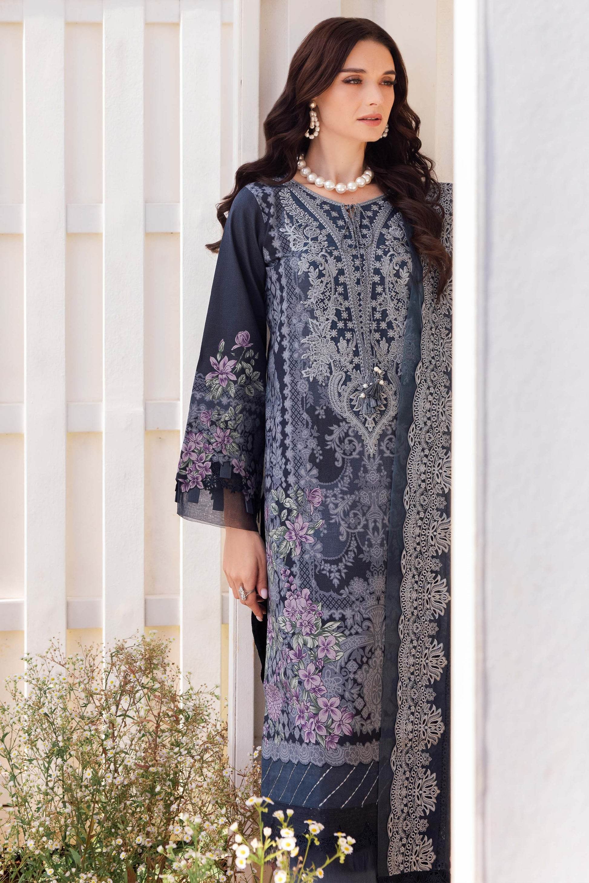 Jade Needle Wonder Lawn'25 Unstitched 3pcs - Jotey