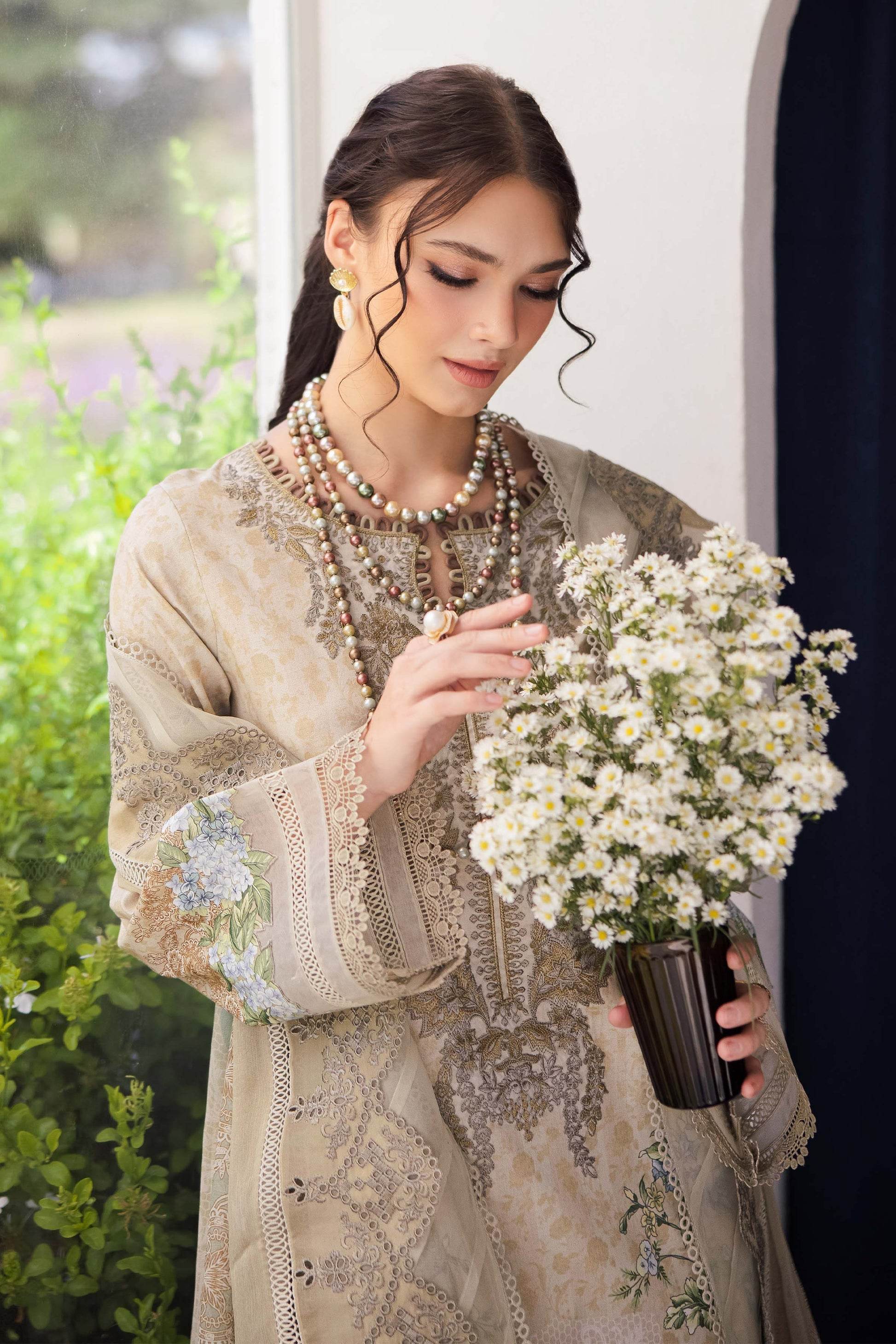 Jade Needle Wonder Lawn'25 Unstitched 3pcs - Jotey