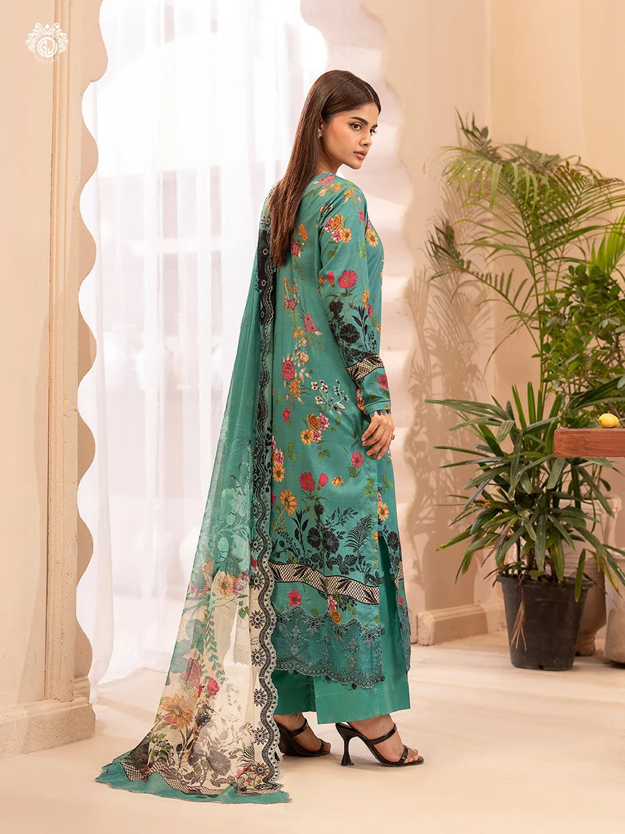 Morja By Gull Jee Vol-11 Embroidered Digital Printed Lawn Unstitched 3Pcs