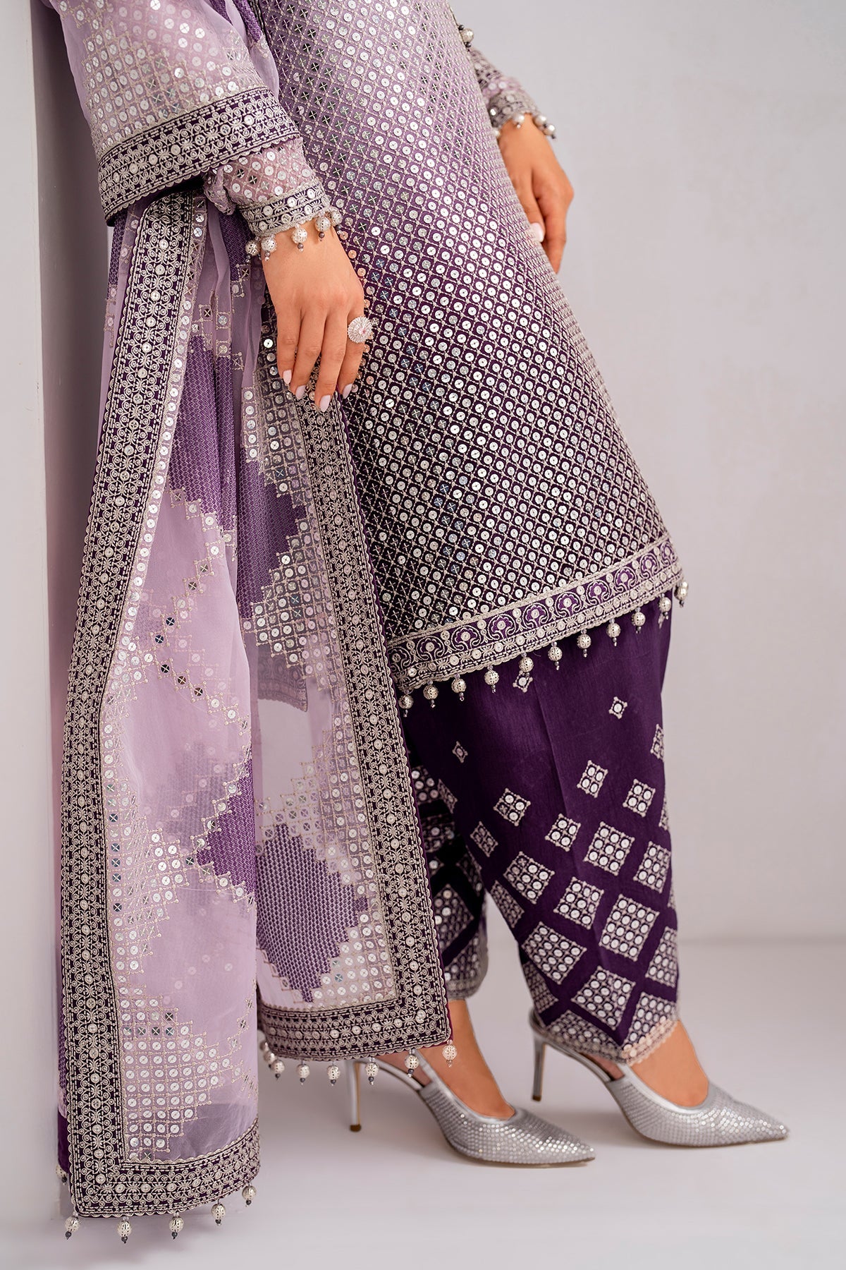 FESTIVE FORMALS BY JAZMIN Embroidered Chiffon Unstitched 3pcs