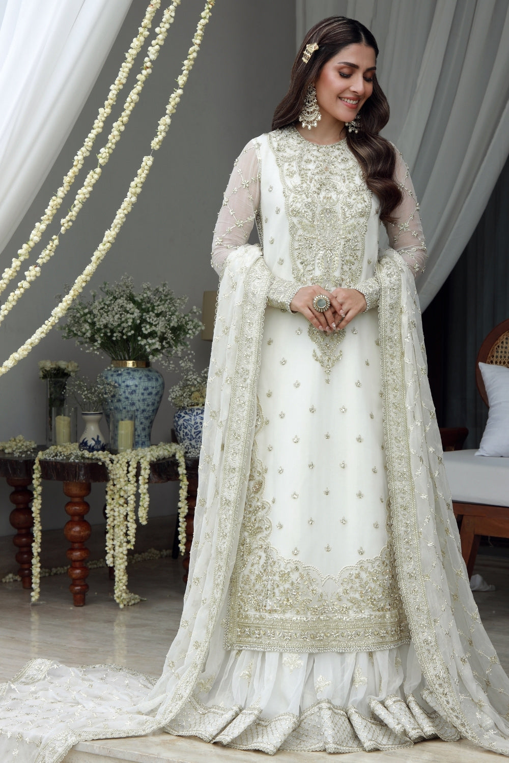 Gulmina Embroidered Chiffon Unstitched 4 Piece