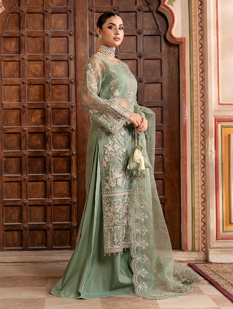 Rangreza by Zebtan Embroidered Organza Luxury Unstitched 3 Piece