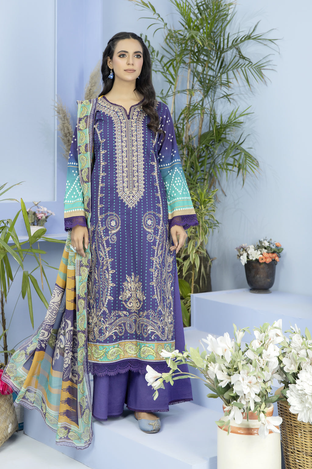 Johra Allure Embroidered Lawn Unstitched 3Pcs