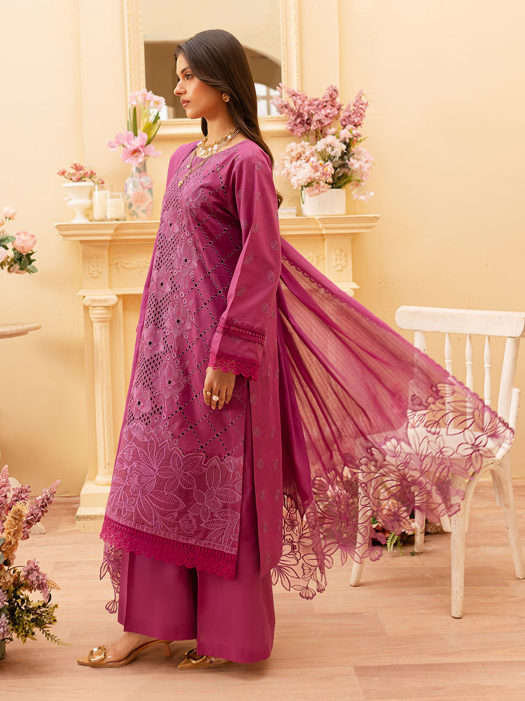 Twilight By Mahnur Embroidered Lawn Unstitched 3pcs