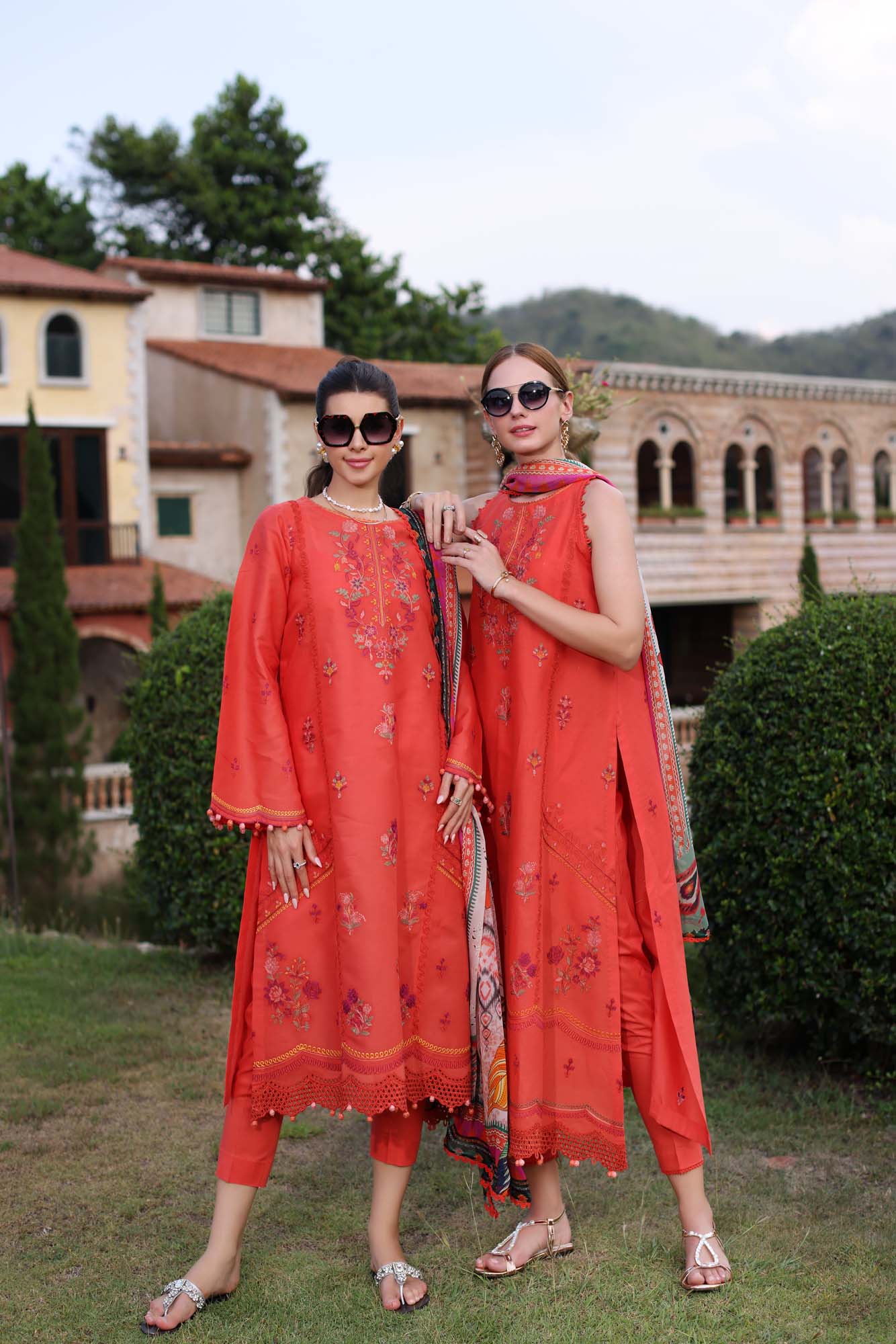 Noor By Saadia Asad Eid Luxe Printkari Embroidered Lawn Unstitched 3pcs