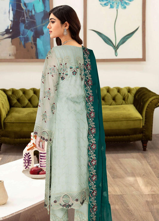 Sangeet By Ramsha Chiffon Unstitched 3pcs
