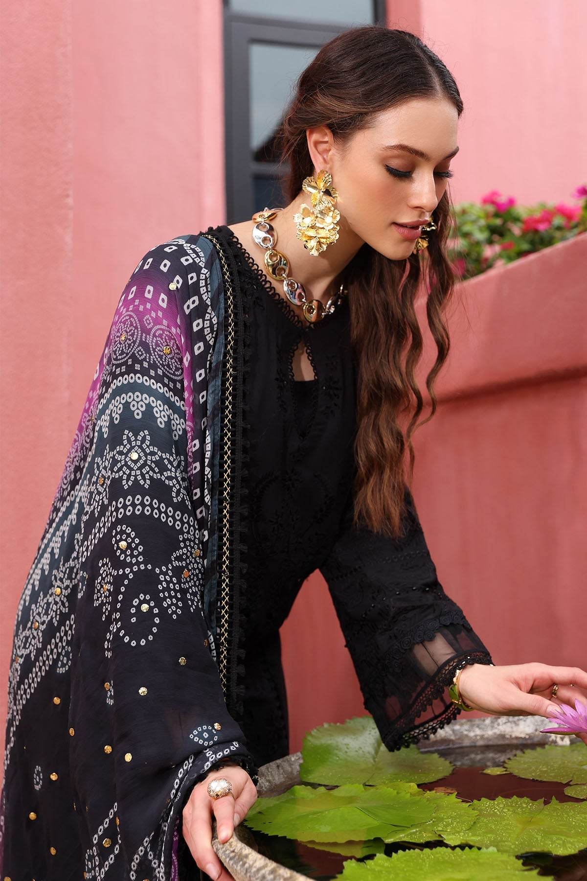 Baazar By Nureh Embroidered Chikankari Lawn Unstitched 3pcs - Jotey