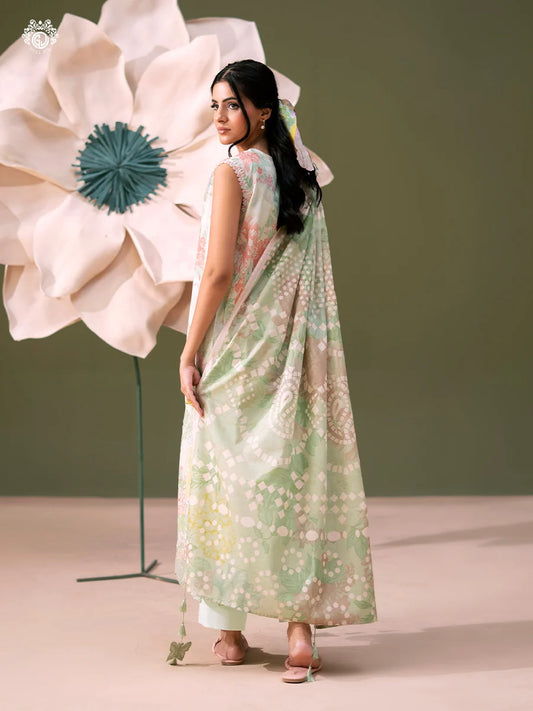Bloom By Gull Jee Embroidered Digital Printed Lawn Unstitched 3Pcs