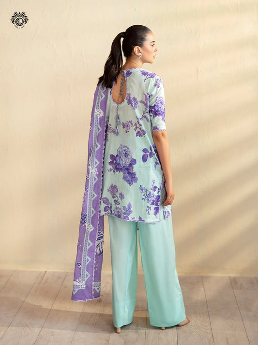 Kroma By Gull Jee Embroidered Digital Printed Lawn Unstitched 3 Piece