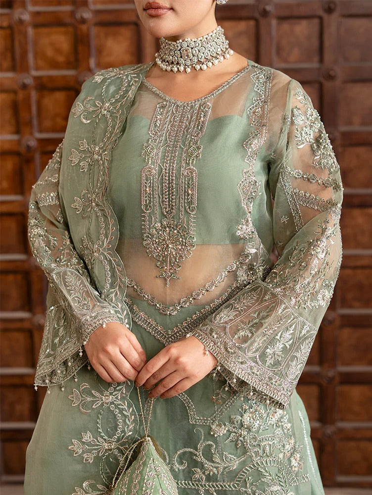 Rangreza by Zebtan Embroidered Organza Luxury Unstitched 3 Piece