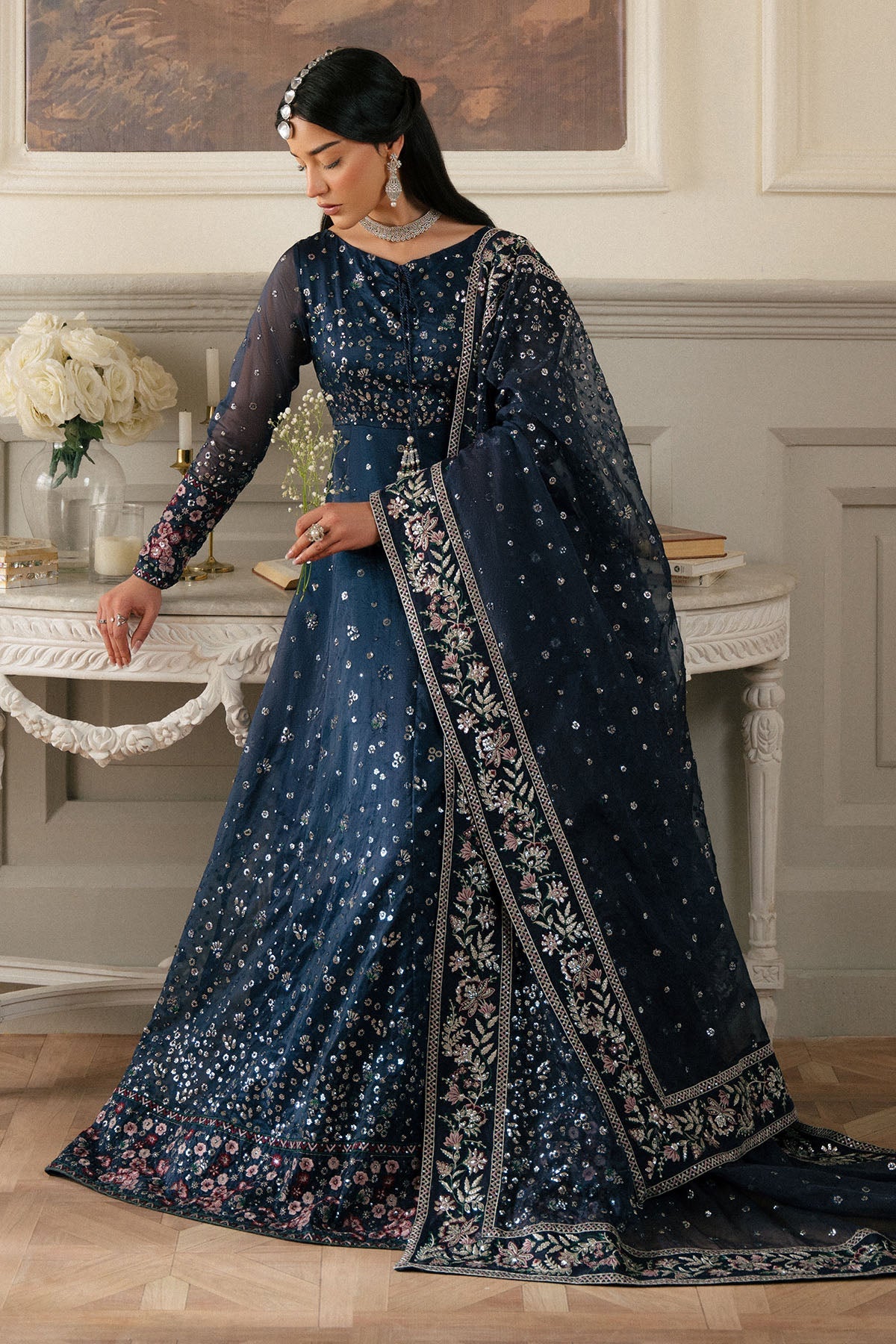 Elanora By Nureh Embroidered Luxury Chiffon Unstitched 3pcs