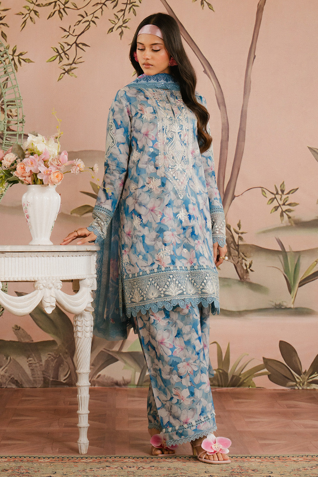 Armelia By Ayzel Printed Lawn Unstitched 3pcs