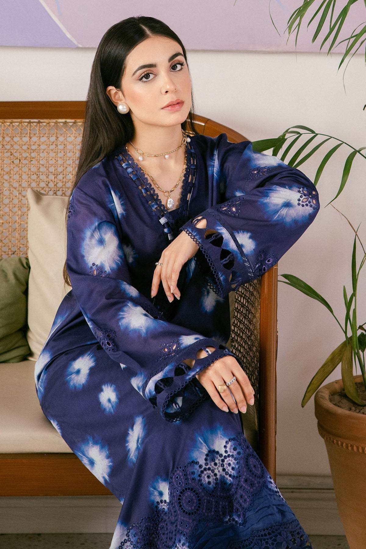 Ballerina By Nureh Embroidered Chikankari Unstitched 2pcs - Jotey
