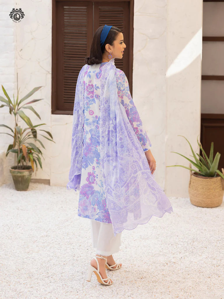 Morja By Gull Jee Vol-12 Embroidered Digital Printed Lawn Unstitched 3Pcs