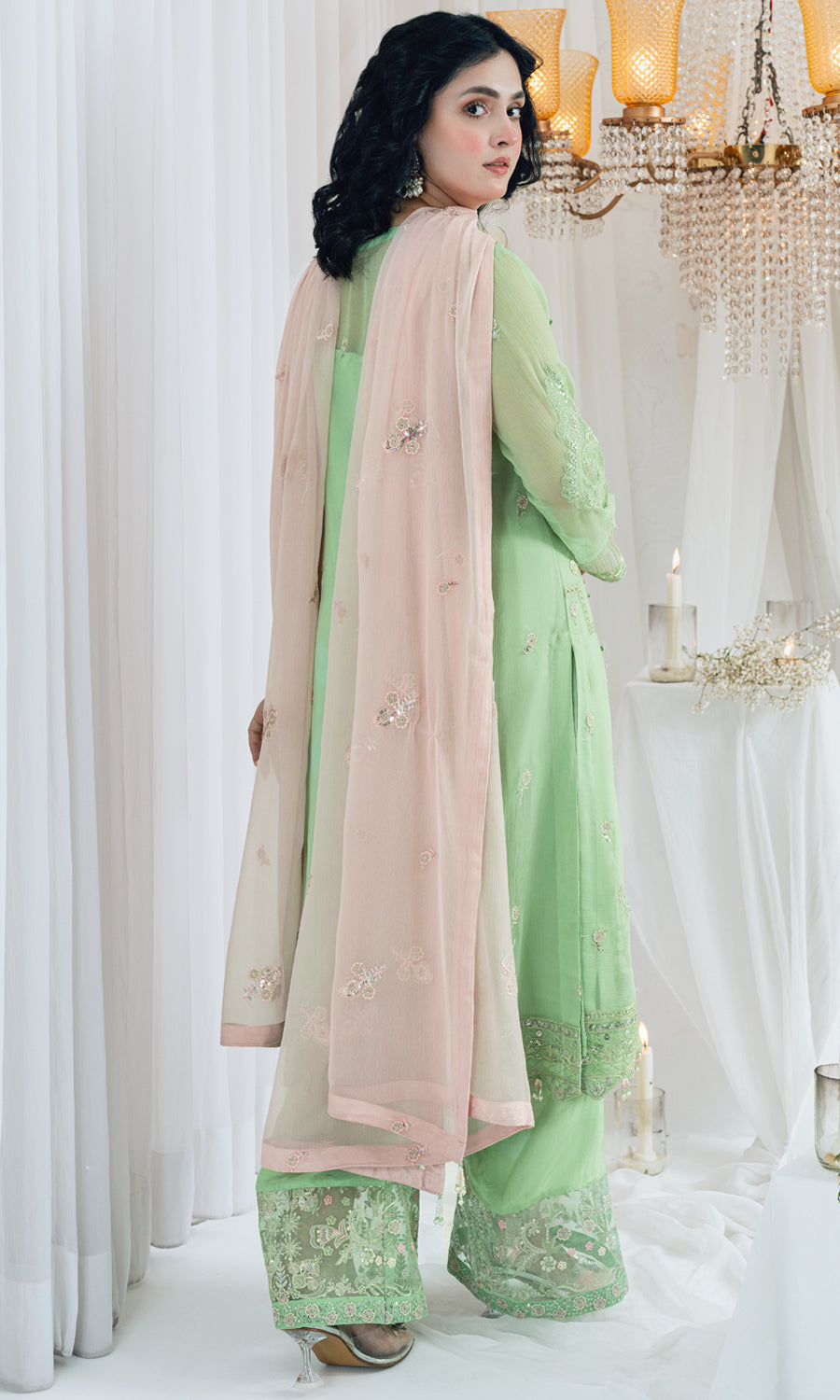 MAAHI BY SHAMOOZ Embroidered Chiffon Unstitched 3pcs
