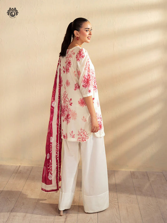 Kroma By Gull Jee Embroidered Digital Printed Lawn Unstitched 3 Piece