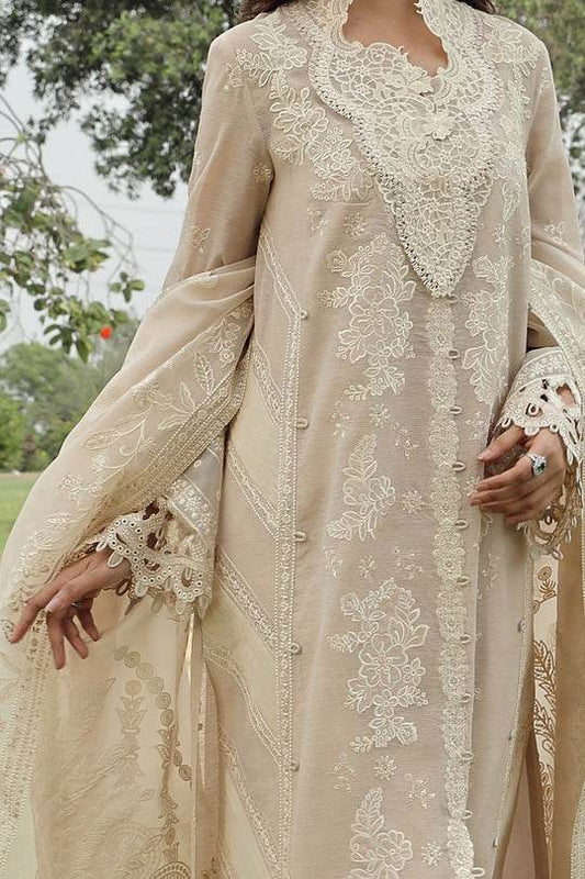 Qalamkar Festive Lawn Unstitched 3pcs - Jotey