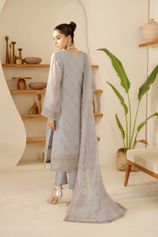 Sonehri By Ramsha Chiffon Unstitched 3pcs