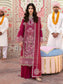 Husn Jahan By Mahnur Embroidered Luxury Lawn Unstitched 3pcs - Jotey