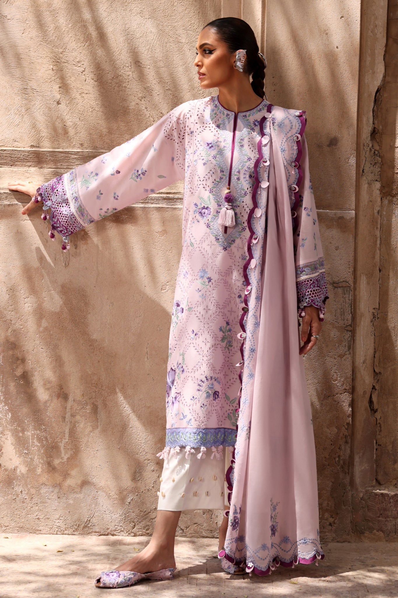 Elan Embroidered Lawn Unstitched 3pcs