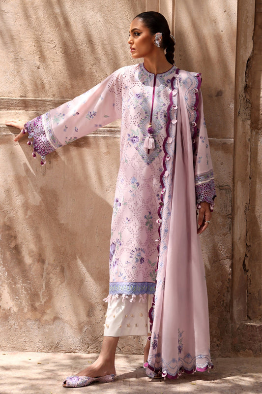 Elan Embroidered Lawn Unstitched 3pcs