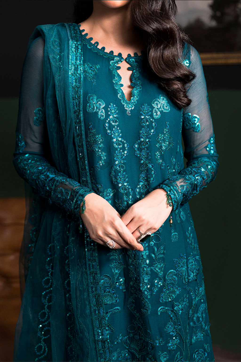 La Regina By Seraph Organza Unstitched 3pcs