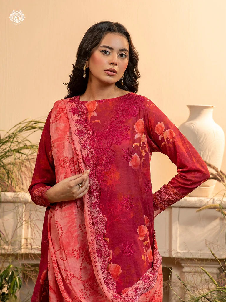 Morja By Gull Jee Vol-10 Embroidered Digital Printed Lawn Unstitched 3 Piece