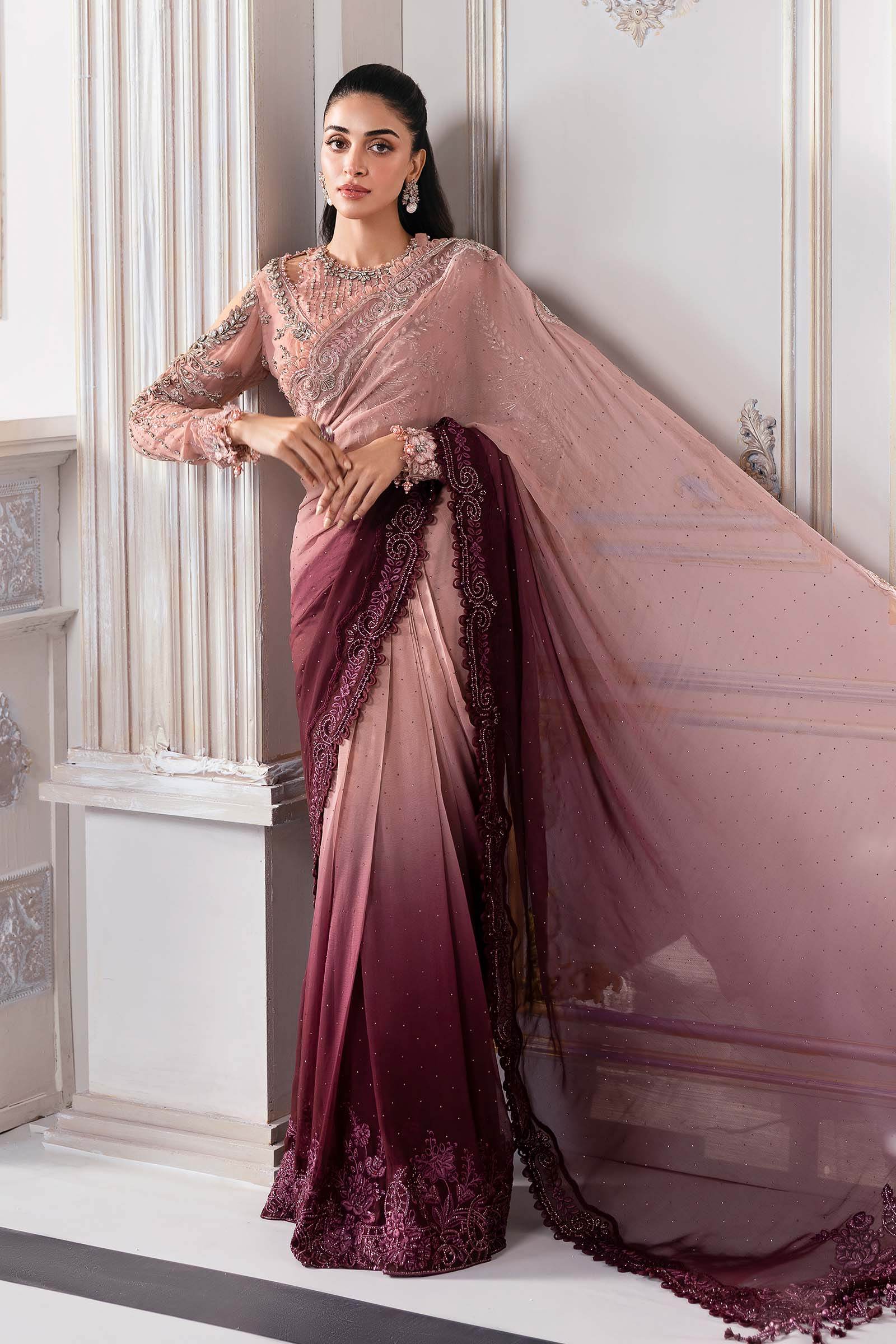 MARIA B. Embroidered Vol-30 Luxury Unstitched 3pcs - Jotey