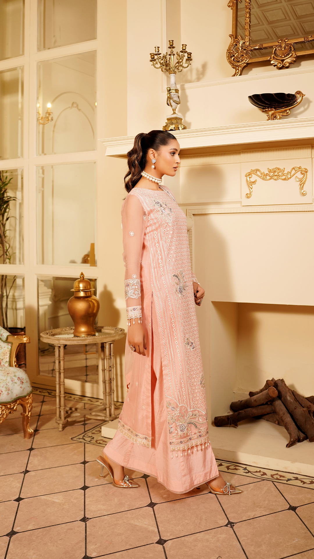 Farmaish By Zebtan Vol 7 Embroidered Chiffon Unstitched 3pcs