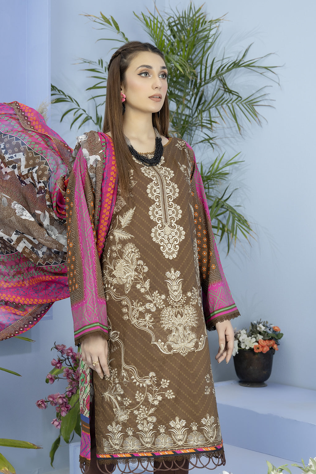 Johra Allure Embroidered Lawn Unstitched 3Pcs