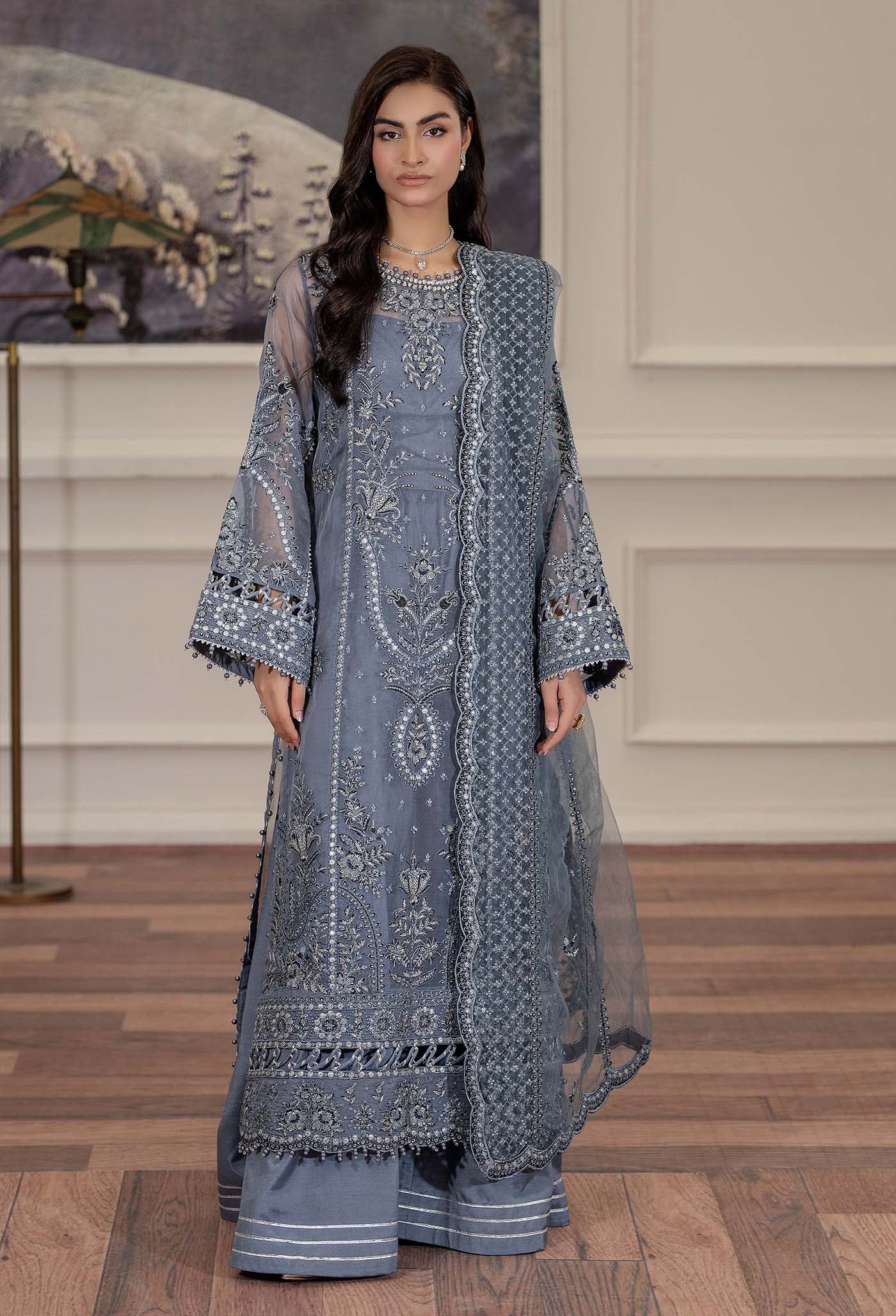 Adan's Libas Traditional Essence Unstitched Semi Formals 3pcs