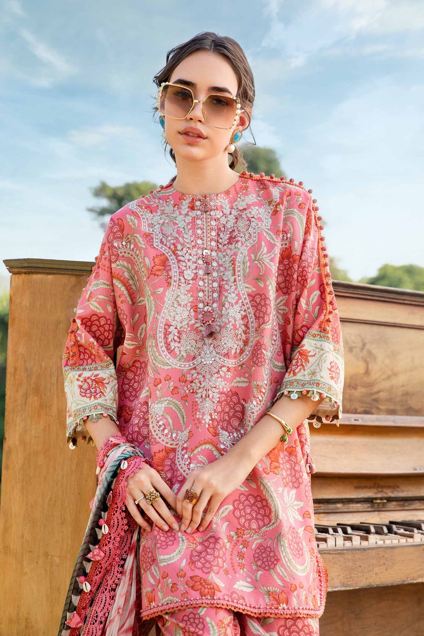 M. Prints By Maria B. Lawn Vol-25 Printed Unstitched 3pcs