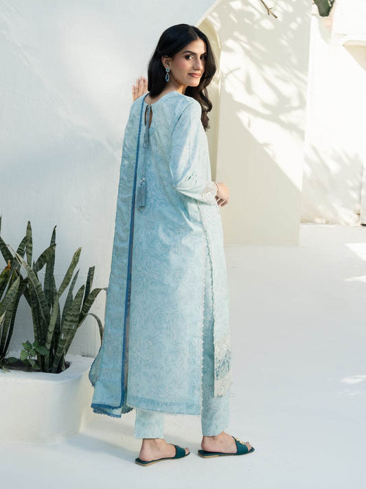 F&F Prints By Faiza Faisal Digital Printed Unstitched Lawn 3pcs - Jotey