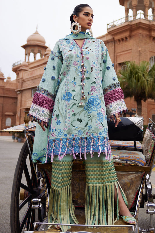 Elan Embroidered Lawn Unstitched 3pcs