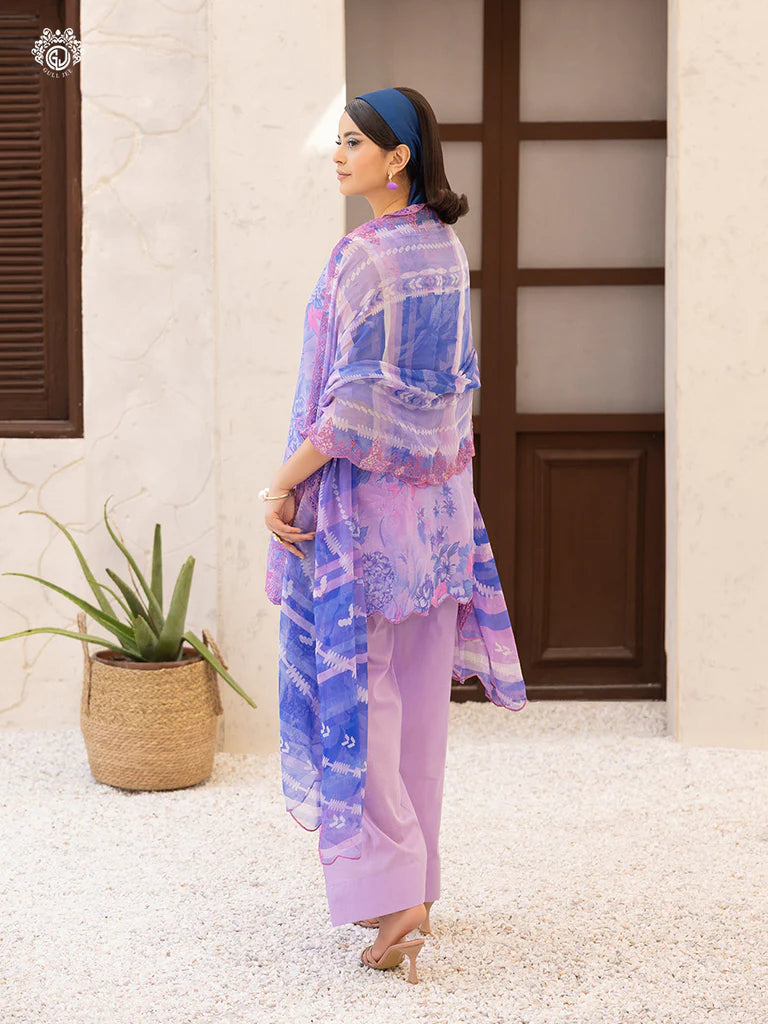 Morja By Gull Jee Vol-12 Embroidered Digital Printed Lawn Unstitched 3Pcs