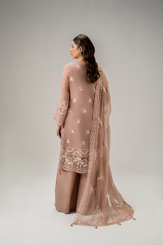 Zebtan Aura Vol-01 Embroidered Chiffon Unstitched 3pcs