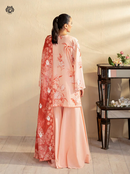 Kroma By Gull Jee Embroidered Digital Printed Lawn Unstitched 3 Piece