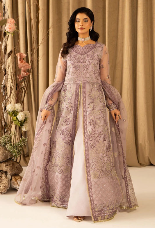HOC By Humdum Luxury Embroidered Organza Unstitched 3pcs