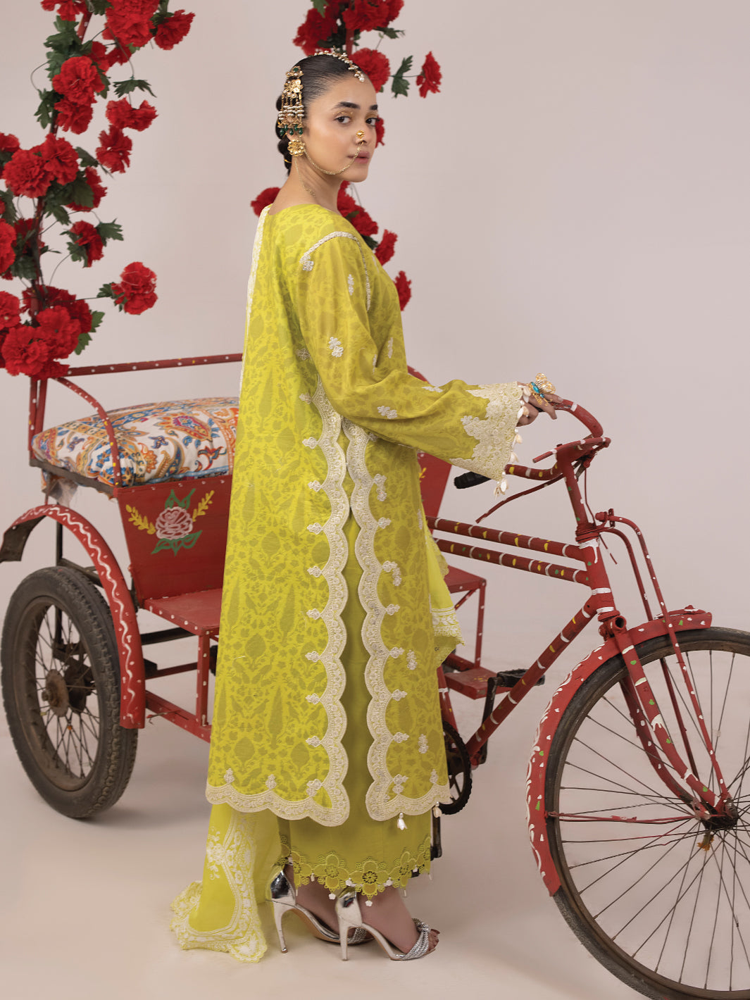 RANGEELI Digital Printed Embroidered Unstitched Lawn 3pcs
