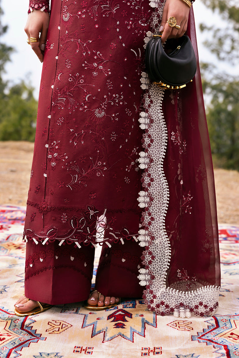 Qalamkar Qlinekari Embroidered Luxury Lawn Unstitched 3pcs