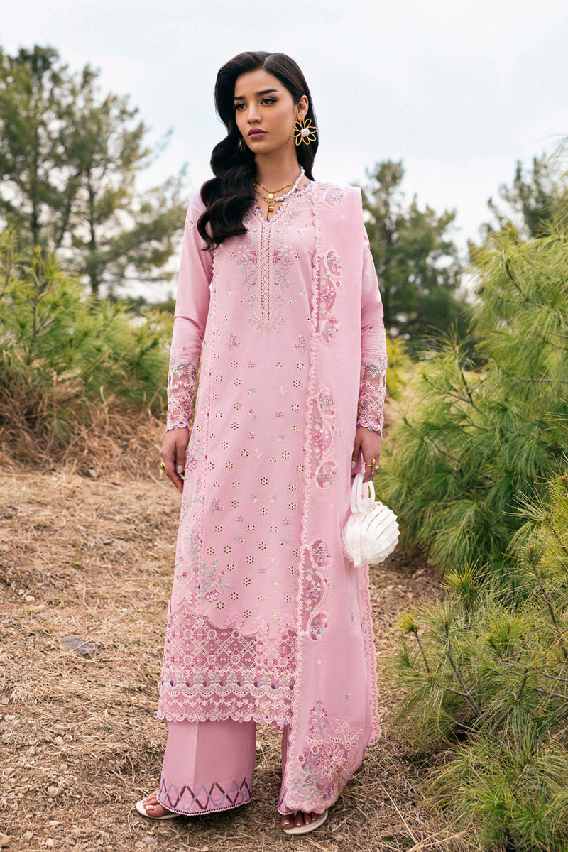 Qalamkar Qlinekari Embroidered Luxury Lawn Unstitched 3pcs