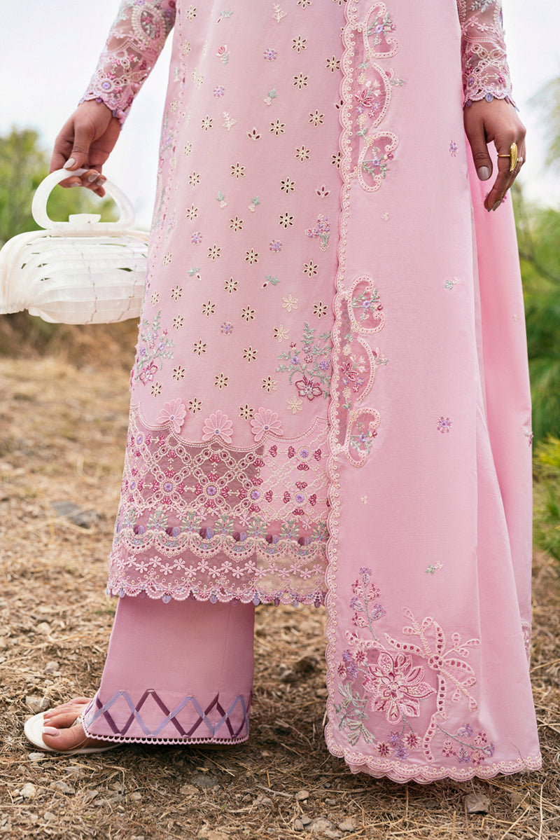 Qalamkar Qlinekari Embroidered Luxury Lawn Unstitched 3pcs